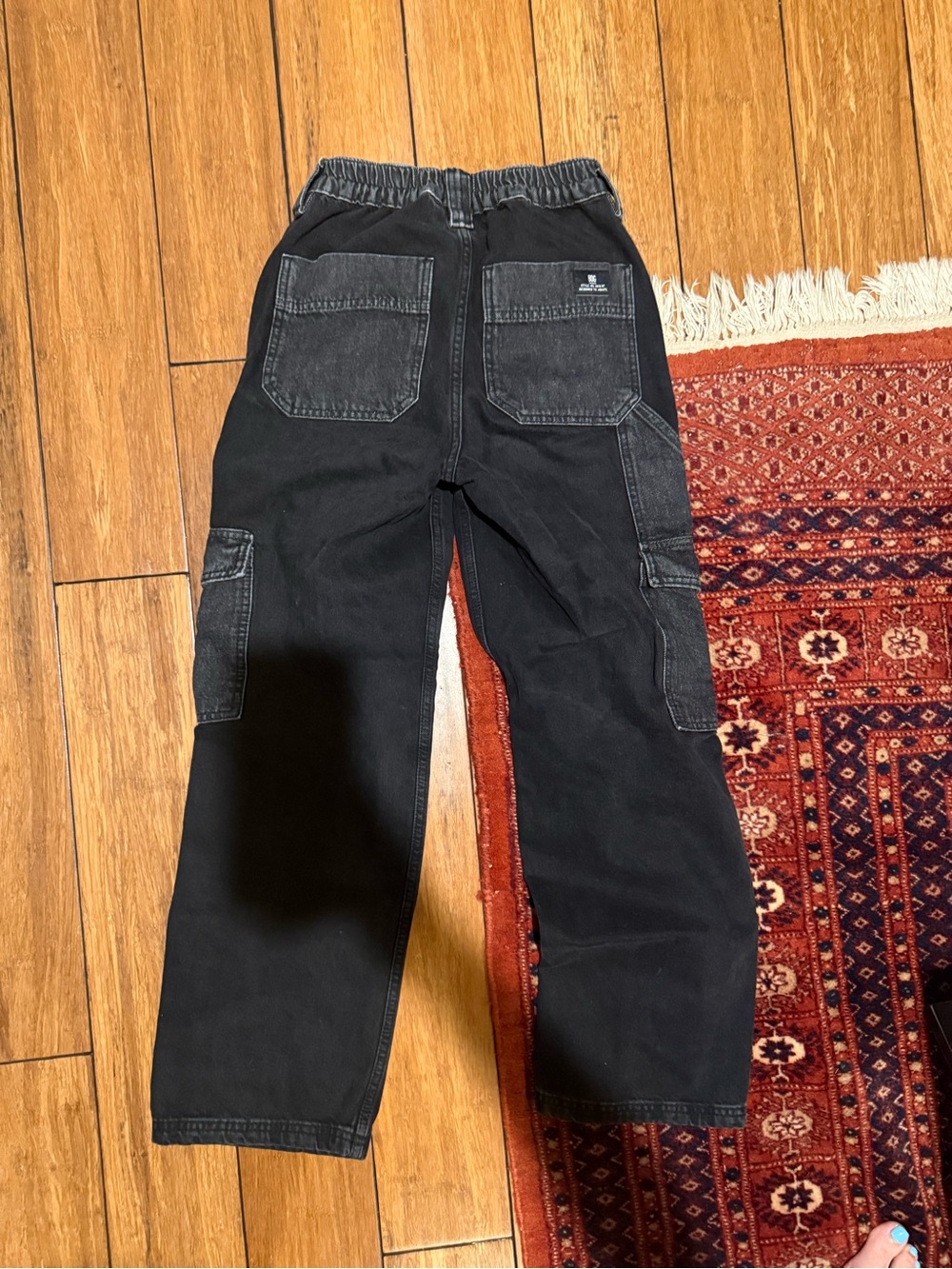 BDG Black Pocket Cargo/Carpenter Jeans - Picture 5 of 5